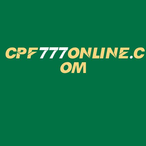 Logo da CPF777ONLINE